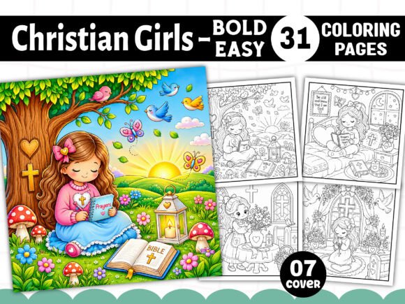 Christian Girls Bold and Easy Book