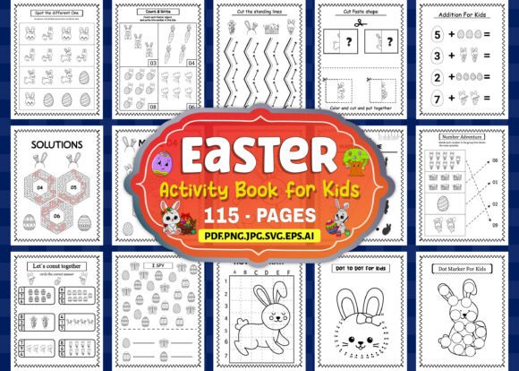 Easter Activity Bundle for Kids
