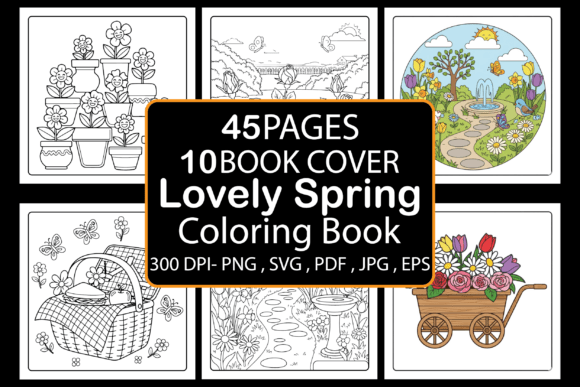 Explore the Creative Potential of the Lovely Spring Coloring Book