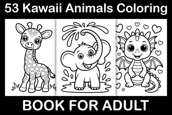 Kawaii Animals Coloring Book: A Creative Journey for All Ages