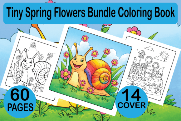 Maximizing Profit Potential with the Tiny Spring Flowers Bundle Coloring Book