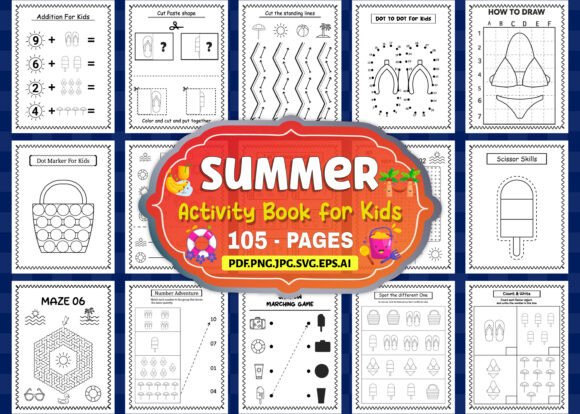 Summer Activity Book for Kids: A Creative and Educational Resource